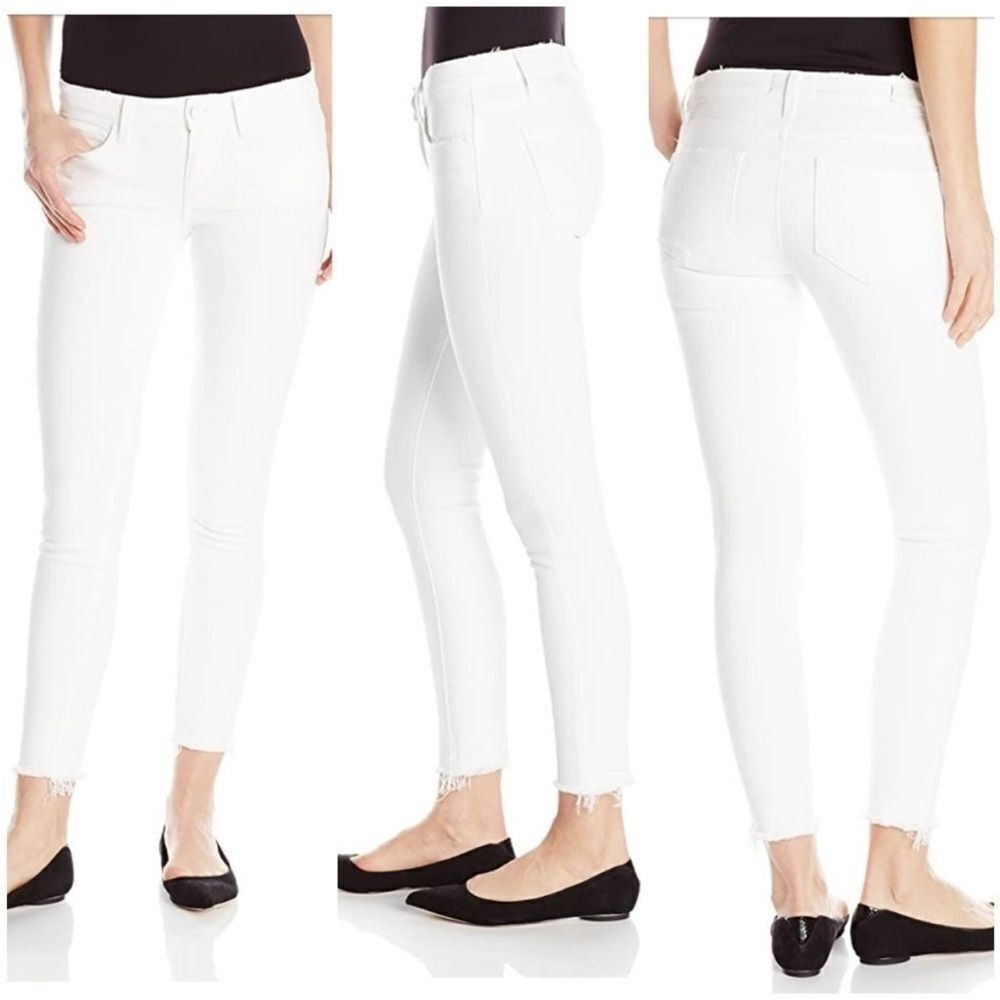 PAIGE NWT Verdugo crop jeans in white size 28